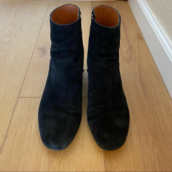 & Other Stories Suede Ankle Boots Black EUR38 US7.5 - Picture 1 of 8
